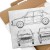 Plakat metalowy Skoda 105 Samochód Auto Motoryzacja Patent Stone Prezent