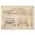 Poster metal Skoda 130 RS Samochód Auto Motoryzacja Patent Retro gift