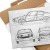 Poster metal Skoda 130 RS Samochód Auto Motoryzacja Patent Stone gift