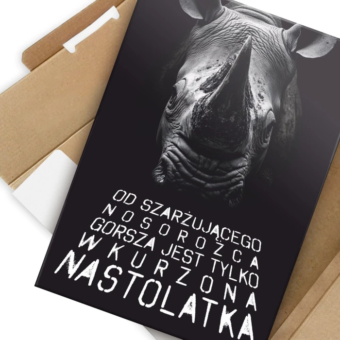 Poster metal wkurzona nastolatka gift
