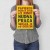 Plakat metalowy nudna praca Prezent