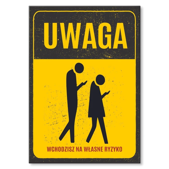 Plakat metalowy zombie Prezent