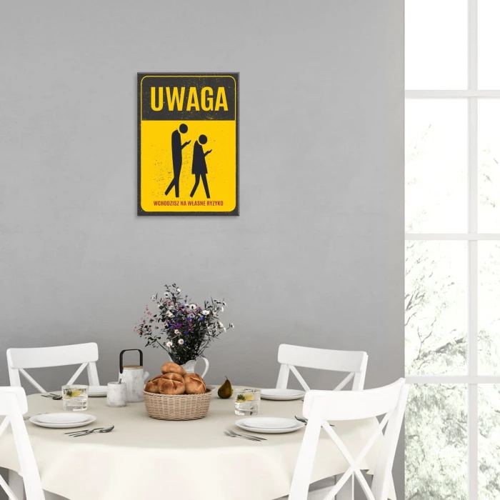 Plakat metalowy zombie Prezent