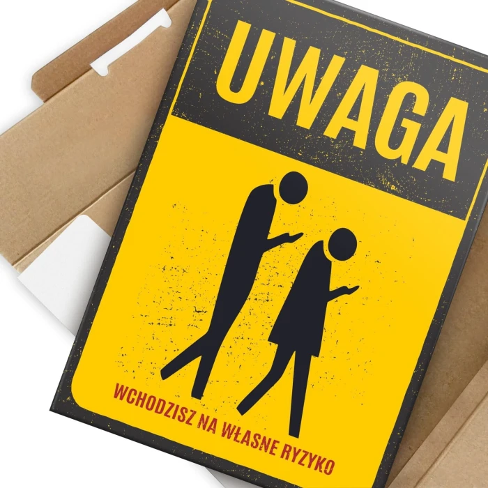 Plakat metalowy zombie Prezent