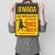 Poster metal gdy imprezujemy gift