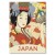 Plakat metalowy Japan woman Prezent