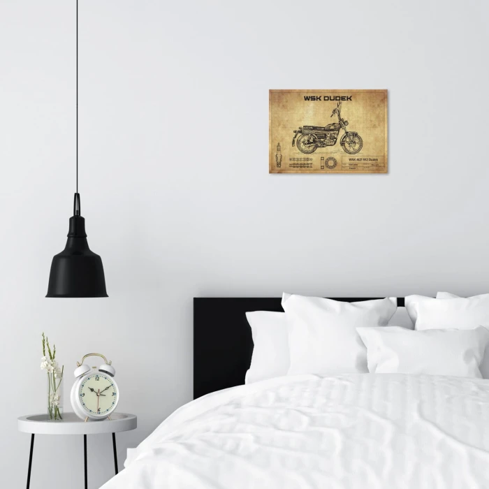 Plakat metalowy WSK Dudek Prezent