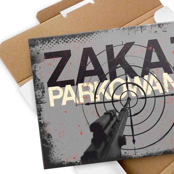 Plakat metalowy zakaz parkowania Prezent