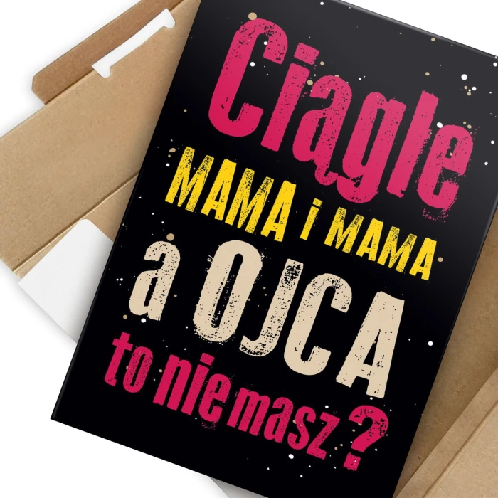 Plakat metalowy Mama i mama Prezent