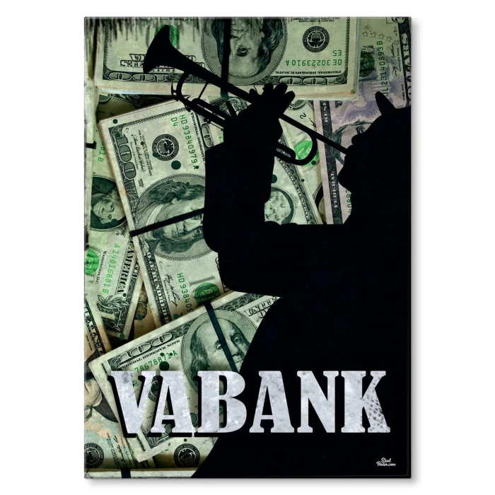 Plakat metalowy Vabank Prezent