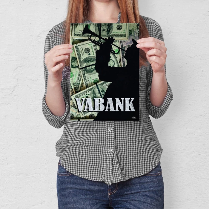 Plakat metalowy Vabank Prezent