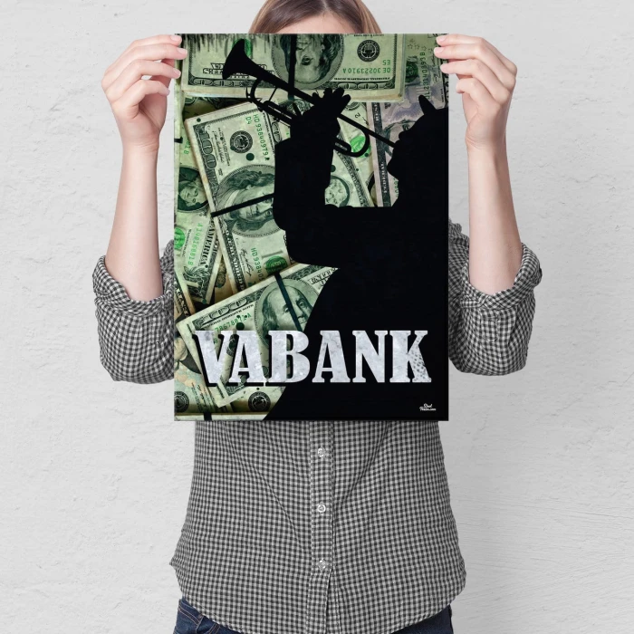 Plakat metalowy Vabank Prezent