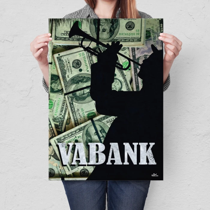 Plakat metalowy Vabank Prezent