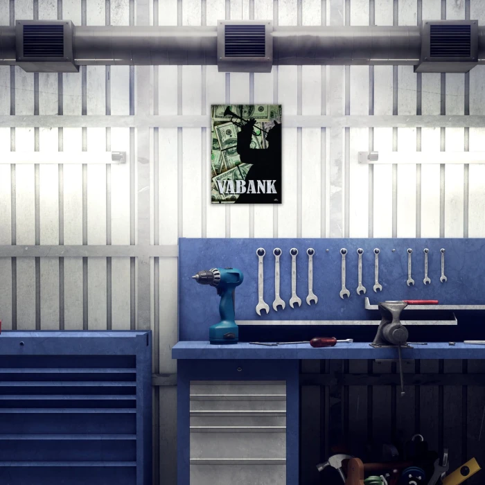 Plakat metalowy Vabank Prezent