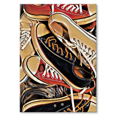 Plakat metalowy Trampki Prezent