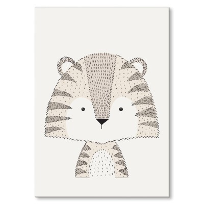 Plakat metalowy Tygrysek Prezent