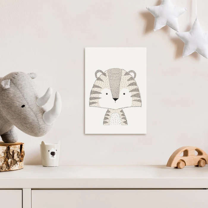 Plakat metalowy Tygrysek Prezent