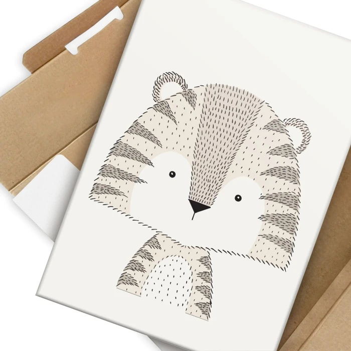 Plakat metalowy Tygrysek Prezent