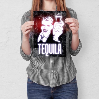 Plakat metalowy Tequila Prezent