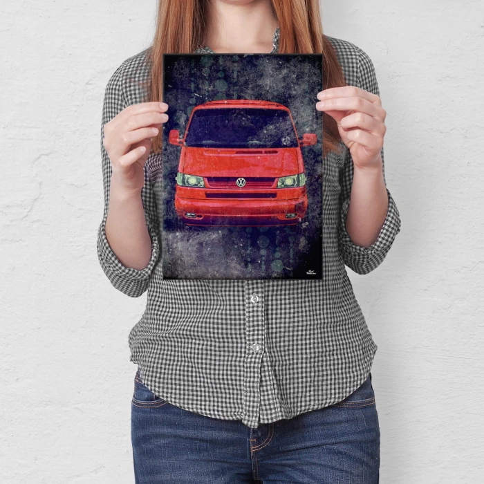 Plakat metalowy Volkswagen T4  Prezent