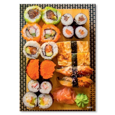 Plakat metalowy Sushi Prezent
