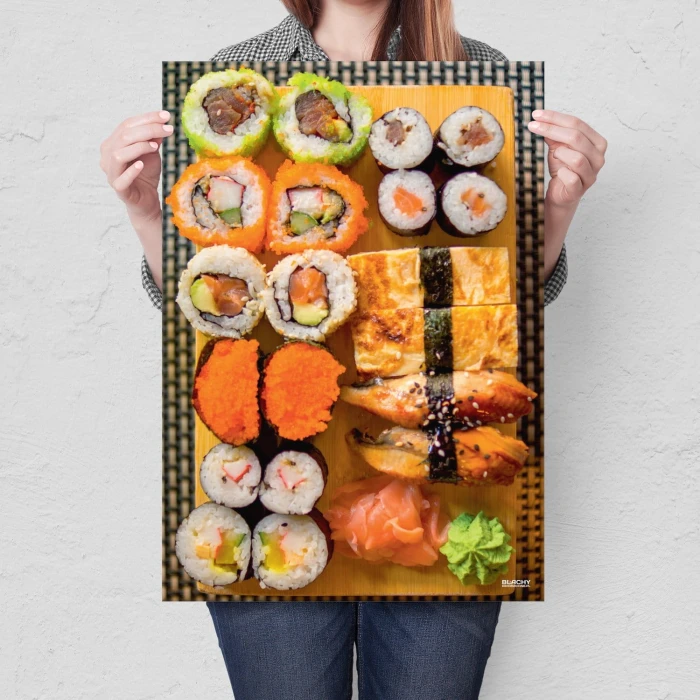 Plakat metalowy Sushi Prezent
