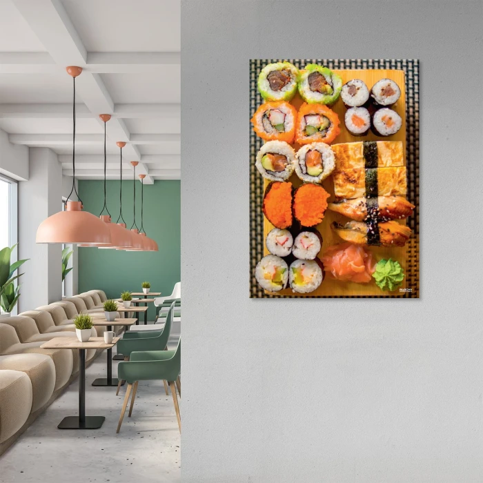 Plakat metalowy Sushi Prezent