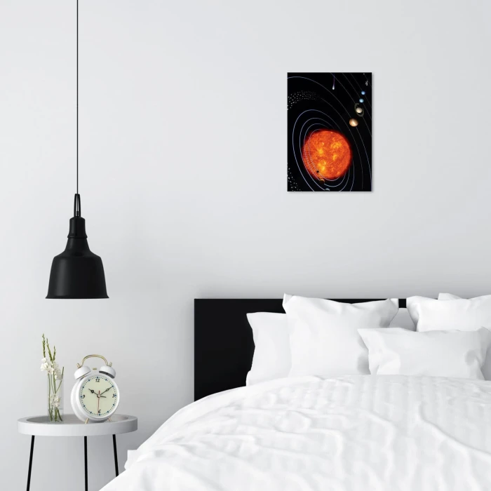 Plakat metalowy Kosmos Prezent