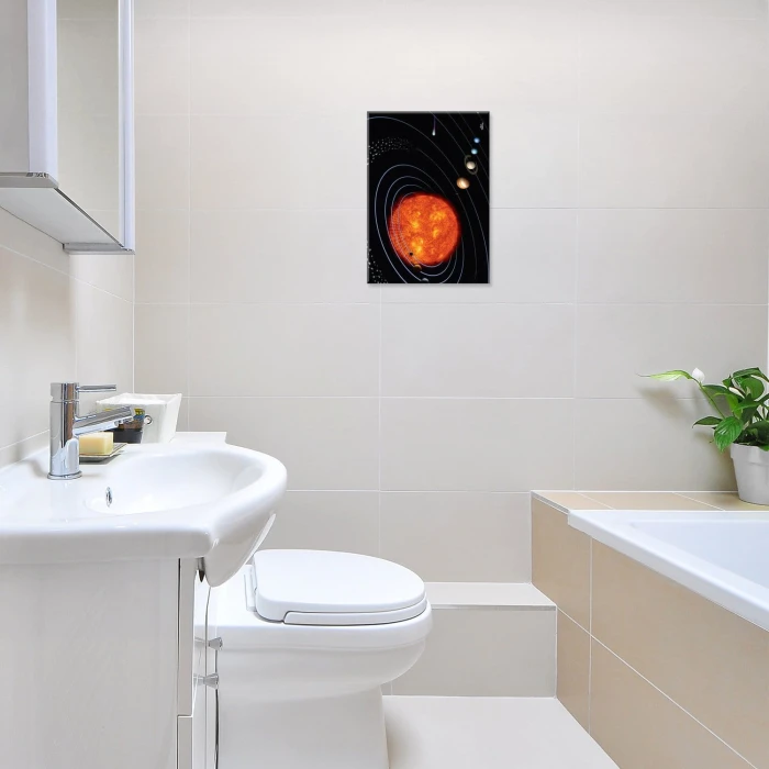 Plakat metalowy Kosmos Prezent