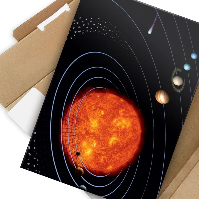 Plakat metalowy Kosmos Prezent