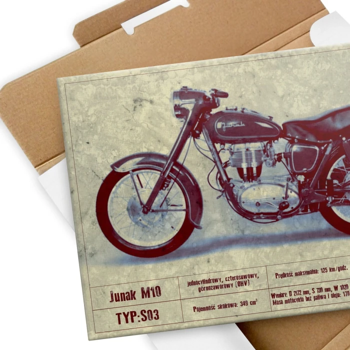 Plakat metalowy Junak M10 Prezent