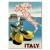 Plakat metalowy Italy Włochy Prezent