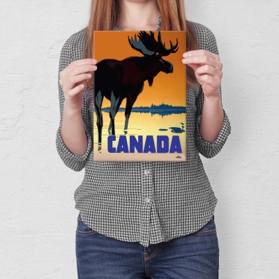 Plakat metalowy Kanada Prezent