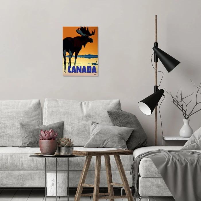 Plakat metalowy Kanada Prezent