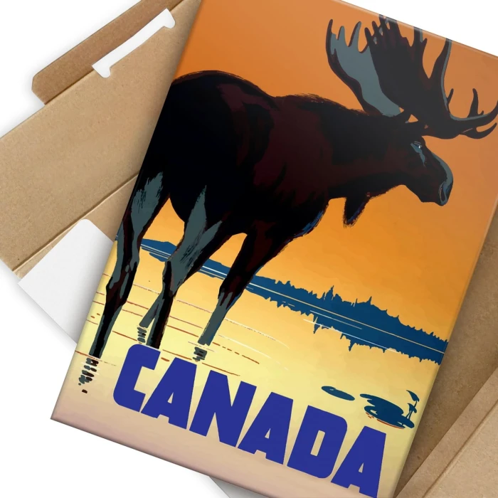 Plakat metalowy Kanada Prezent