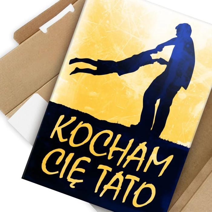 Plakat metalowy Kocham Cię tato! Prezent