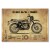 Plakat metalowy BMW R 80 GS Prezent