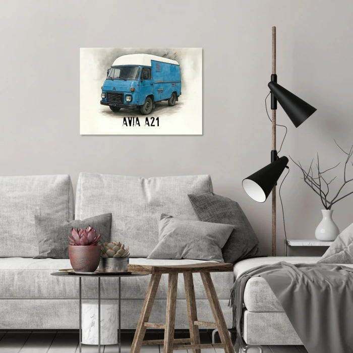 Plakat metalowy AVIA A21 Prezent