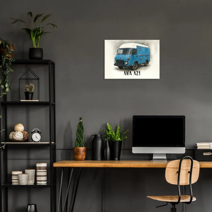 Plakat metalowy AVIA A21 Prezent