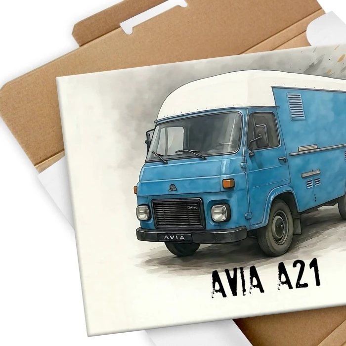 Plakat metalowy AVIA A21 Prezent