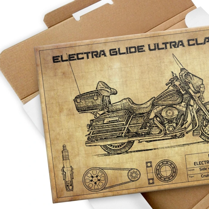 Plakat metalowy Harley Davidson ELECTRA GLIDE ULTRA CLASSIC Prezent