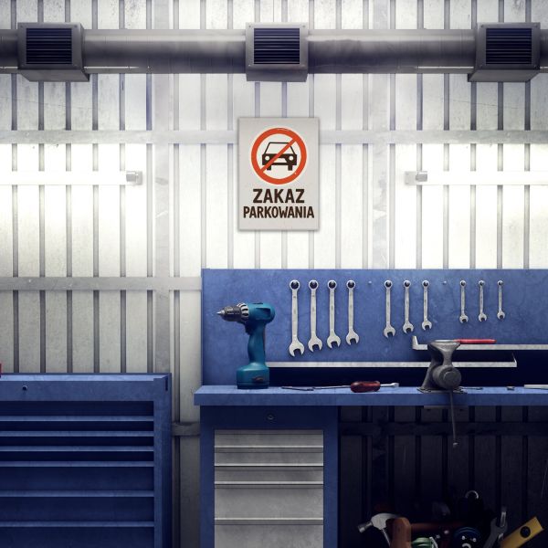 zakaz parkowania vintage