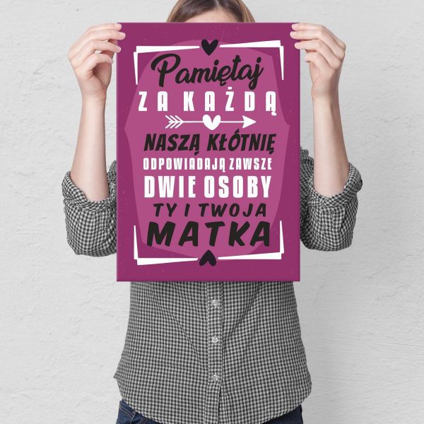 za każdą kłótnię