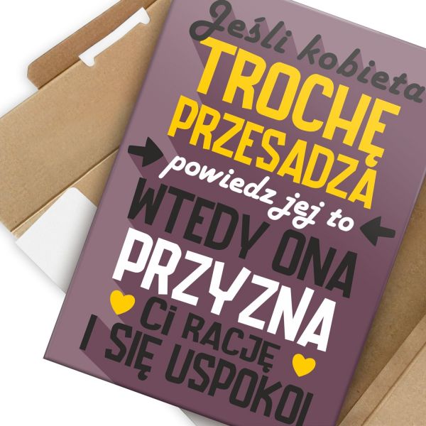 trochę przesadza kobieta