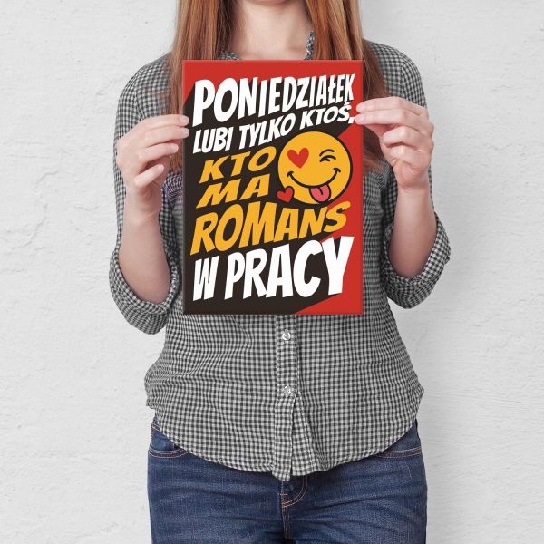romans w pracy