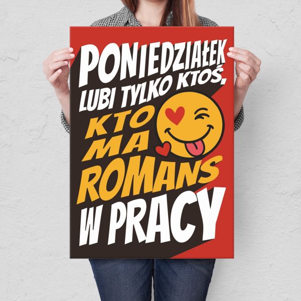 romans w pracy
