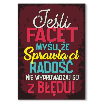 jeśli facet myśli