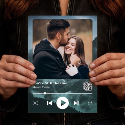 Spotify z Twoim zdjęciem i tekstem na prezent 