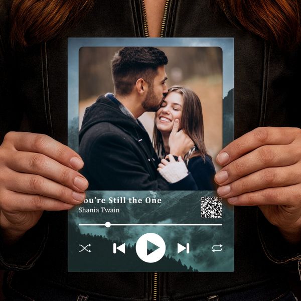 Spotify z Twoim zdjęciem i tekstem na prezent 