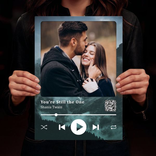 Spotify z Twoim zdjęciem i tekstem na prezent 